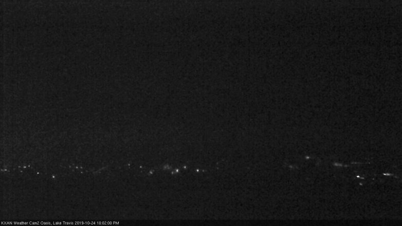 Lake Travis webcam, October 24, 2019 9:05 PM CT