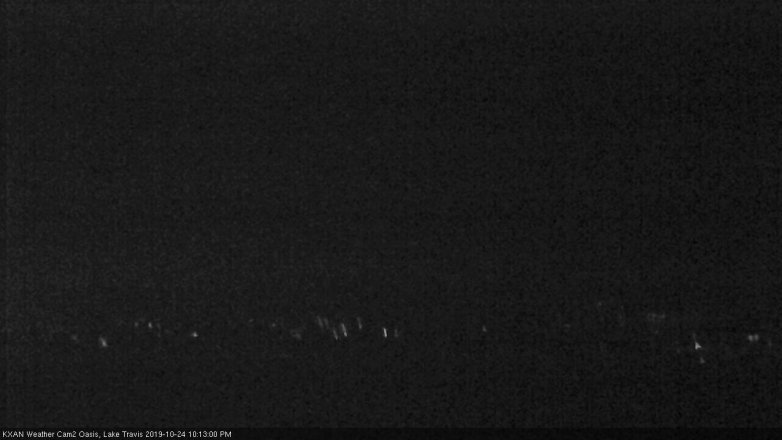 Lake Travis webcam, October 24, 2019 9:15 PM CT
