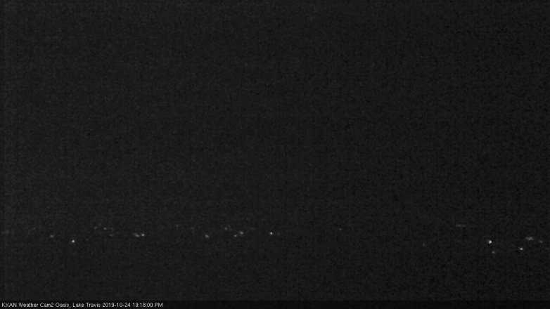 Lake Travis webcam, October 24, 2019 9:20 PM CT