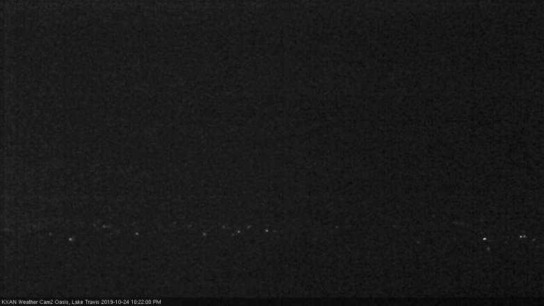 Lake Travis webcam, October 24, 2019 9:25 PM CT