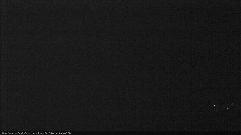 Lake Travis webcam, October 24, 2019 9:45 PM CT