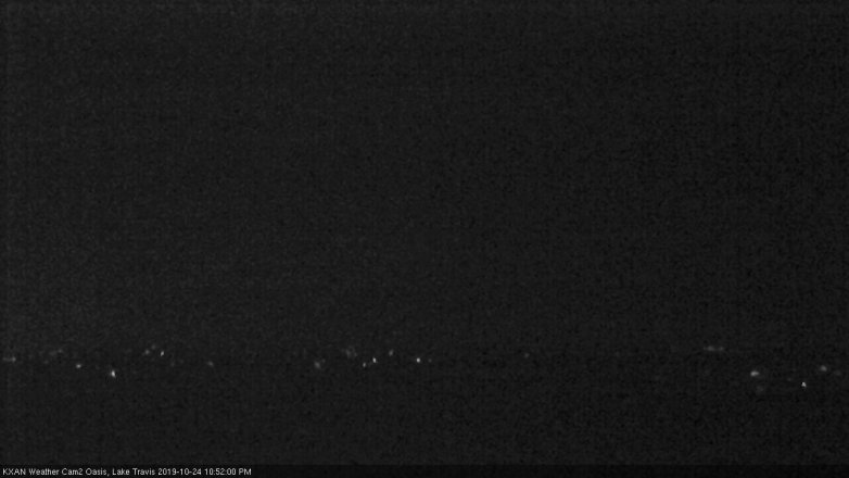 Lake Travis webcam, October 24, 2019 9:55 PM CT
