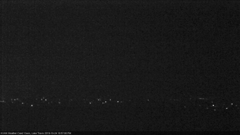 Lake Travis webcam, October 24, 2019 10:00 PM CT