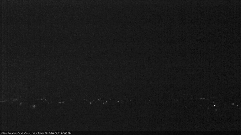 Lake Travis webcam, October 24, 2019 10:05 PM CT