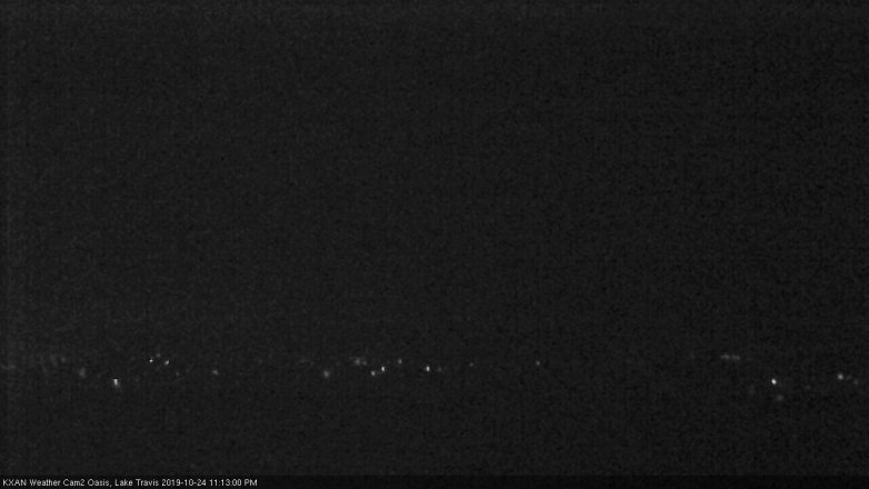 Lake Travis webcam, October 24, 2019 10:15 PM CT