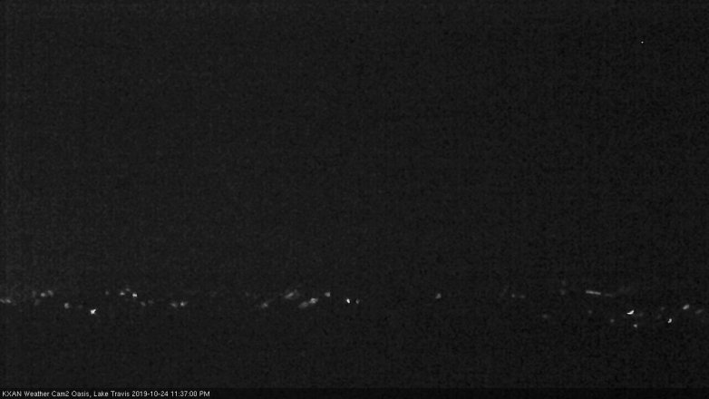 Lake Travis webcam, October 24, 2019 10:40 PM CT