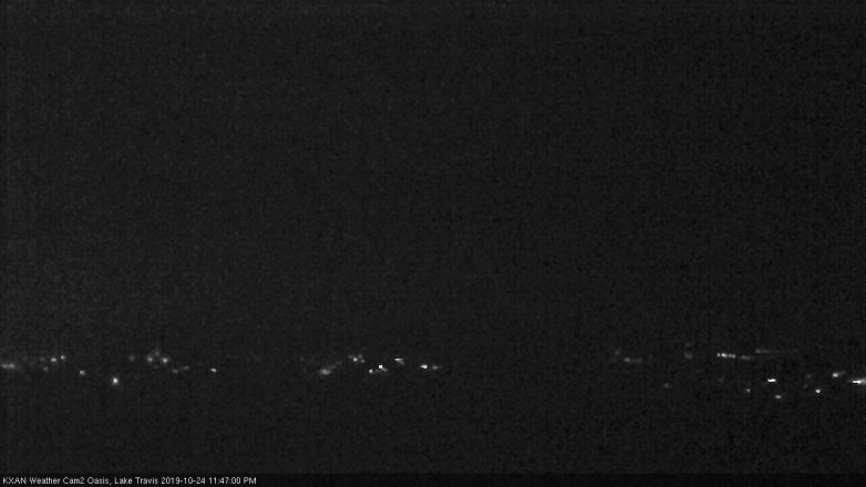 Lake Travis webcam, October 24, 2019 10:50 PM CT