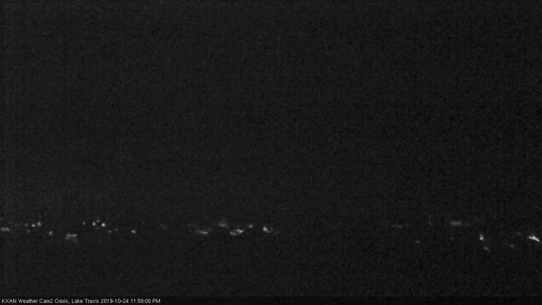 Lake Travis webcam, October 24, 2019 11:00 PM CT