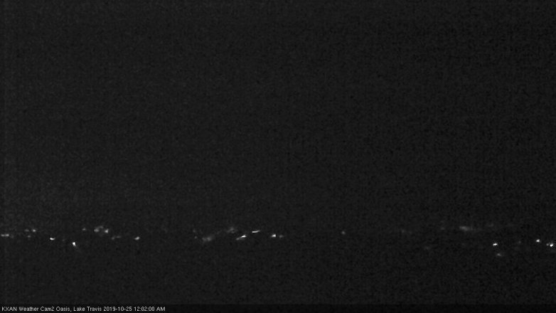 Lake Travis webcam, October 24, 2019 11:05 PM CT