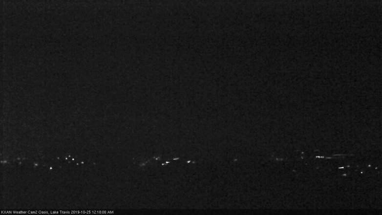 Lake Travis webcam, October 24, 2019 11:20 PM CT