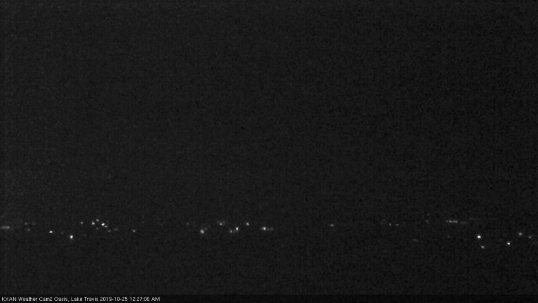 Lake Travis webcam, October 24, 2019 11:30 PM CT