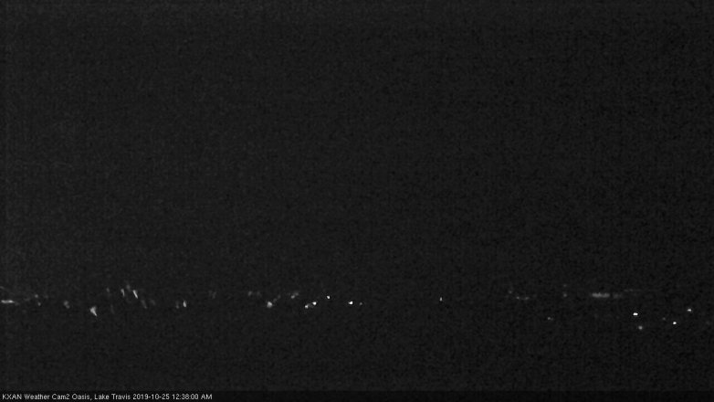 Lake Travis webcam, October 24, 2019 11:40 PM CT