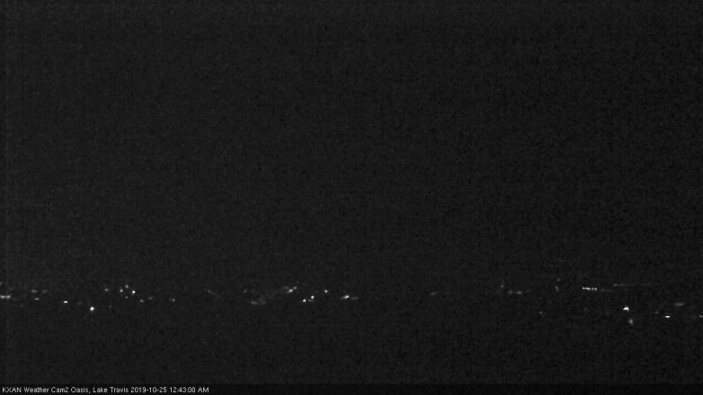 Lake Travis webcam, October 24, 2019 11:45 PM CT