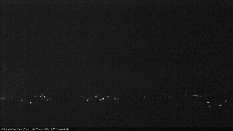 Lake Travis webcam, October 24, 2019 11:50 PM CT