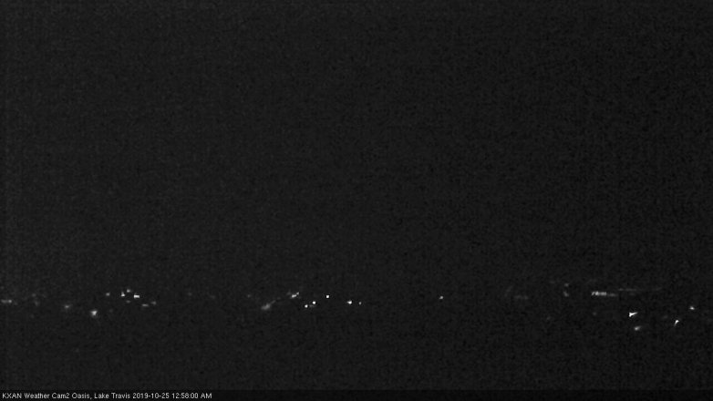 Lake Travis webcam, October 24, 2019 12:00 AM CT