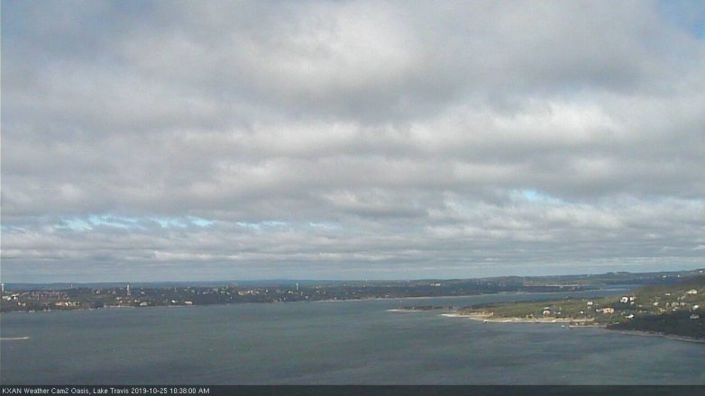 Lake Travis webcam, October 25, 2019 9:40 AM CT