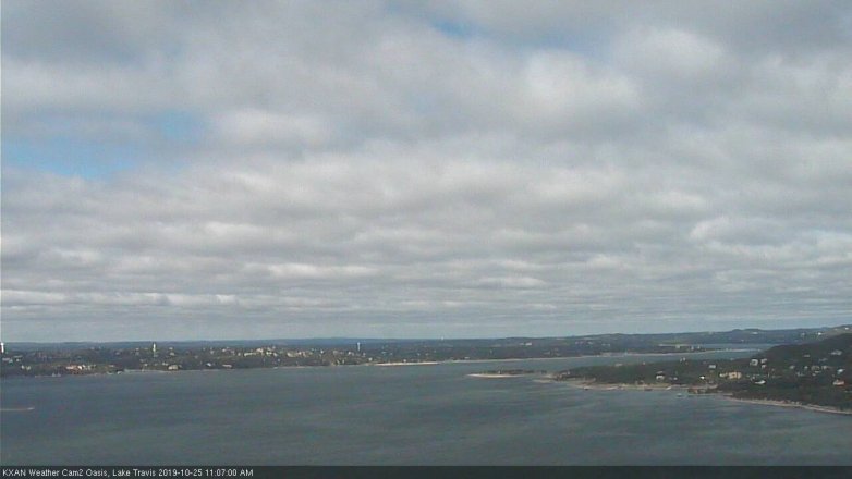 Lake Travis webcam, October 25, 2019 10:10 AM CT
