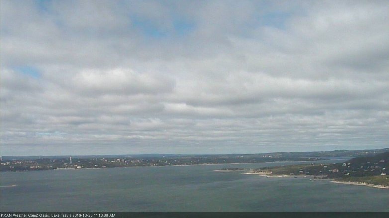 Lake Travis webcam, October 25, 2019 10:15 AM CT