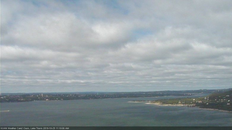 Lake Travis webcam, October 25, 2019 10:20 AM CT