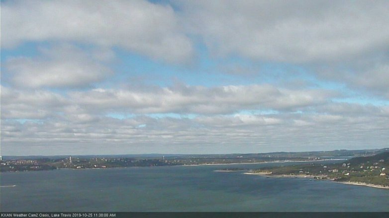 Lake Travis webcam, October 25, 2019 10:40 AM CT