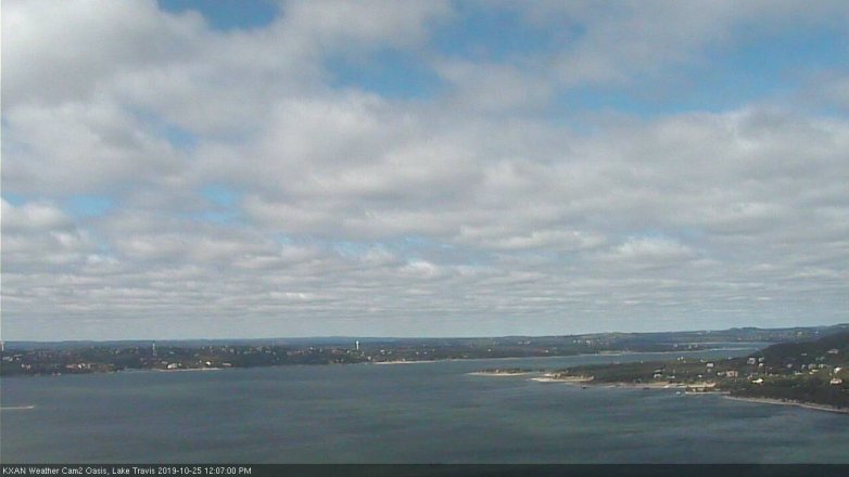 Lake Travis webcam, October 25, 2019 11:10 AM CT