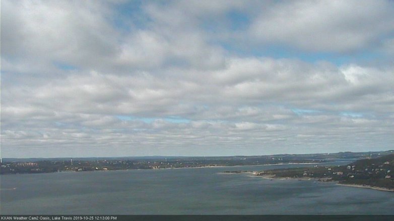 Lake Travis webcam, October 25, 2019 11:15 AM CT