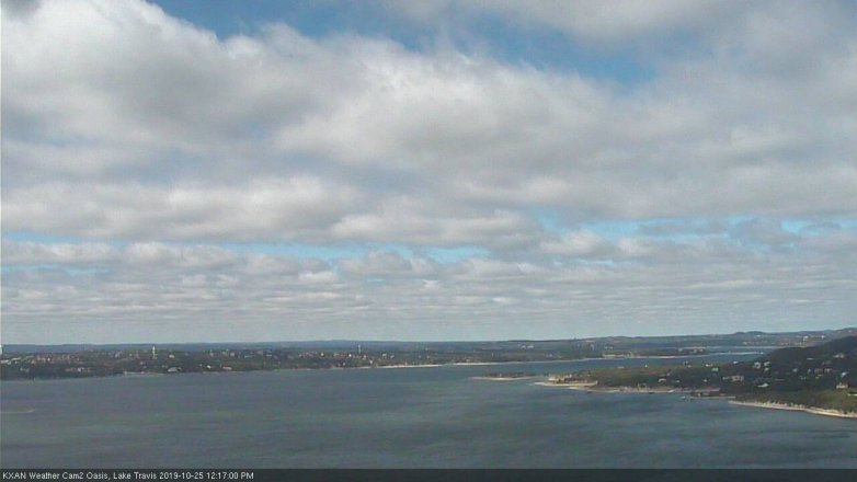 Lake Travis webcam, October 25, 2019 11:20 AM CT