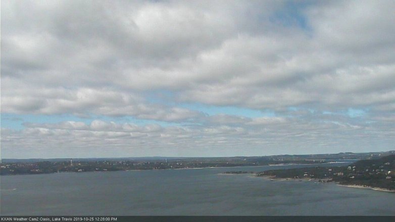 Lake Travis webcam, October 25, 2019 11:30 AM CT