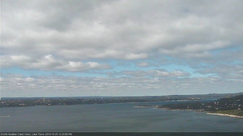Lake Travis webcam, October 25, 2019 11:35 AM CT