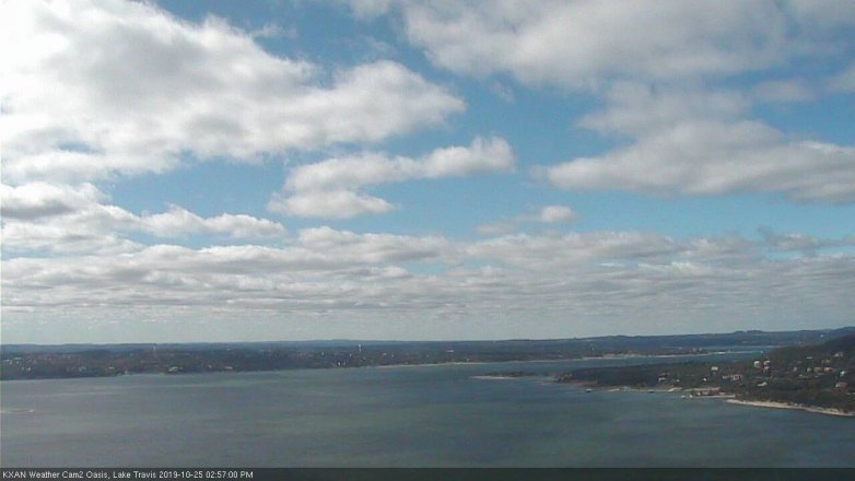 Lake Travis webcam, October 25, 2019 2:00 PM CT