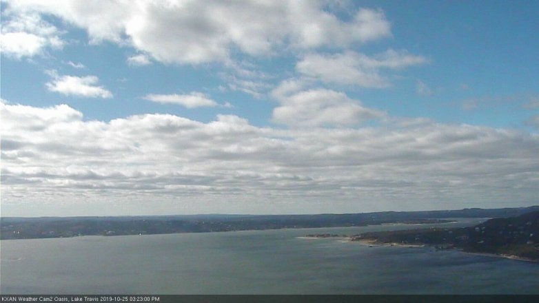 Lake Travis webcam, October 25, 2019 2:25 PM CT