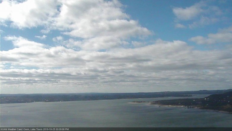 Lake Travis webcam, October 25, 2019 2:30 PM CT