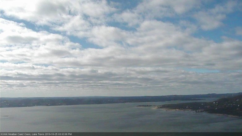 Lake Travis webcam, October 25, 2019 2:35 PM CT