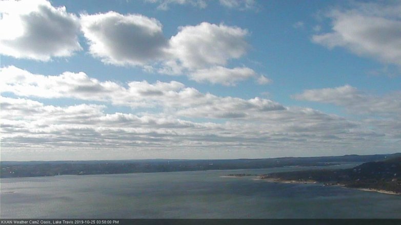 Lake Travis webcam, October 25, 2019 3:00 PM CT
