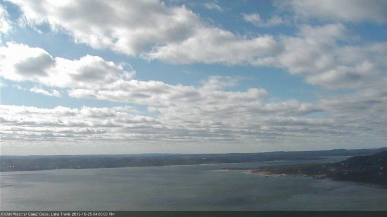 Lake Travis webcam, October 25, 2019 3:05 PM CT