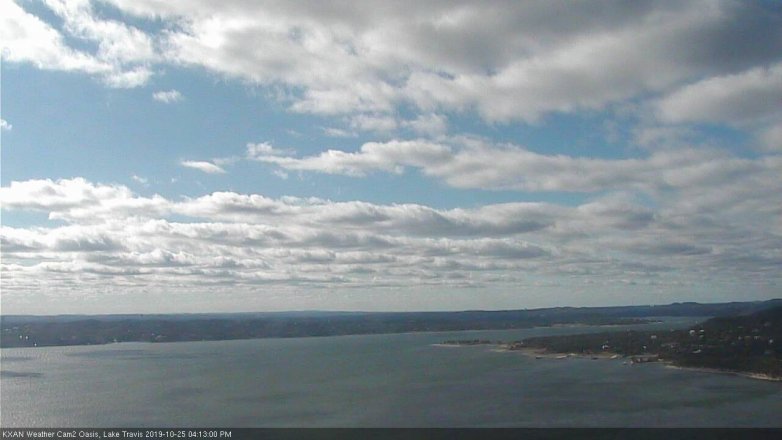 Lake Travis webcam, October 25, 2019 3:15 PM CT