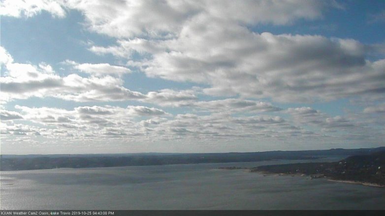 Lake Travis webcam, October 25, 2019 3:45 PM CT