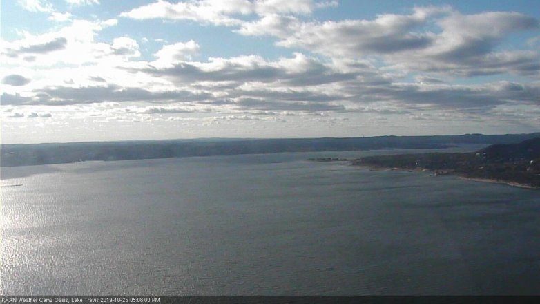 Lake Travis webcam, October 25, 2019 4:10 PM CT