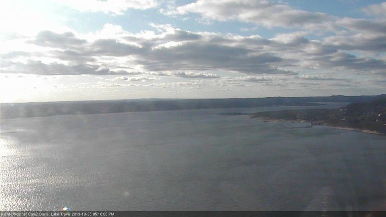 Lake Travis webcam, October 25, 2019 4:20 PM CT