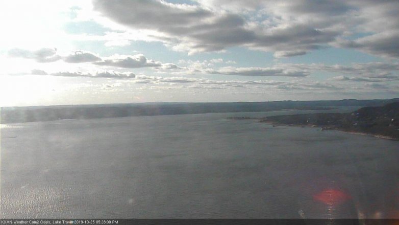 Lake Travis webcam, October 25, 2019 4:30 PM CT