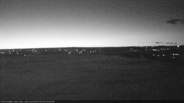 Lake Travis webcam, October 25, 2019 6:40 PM CT