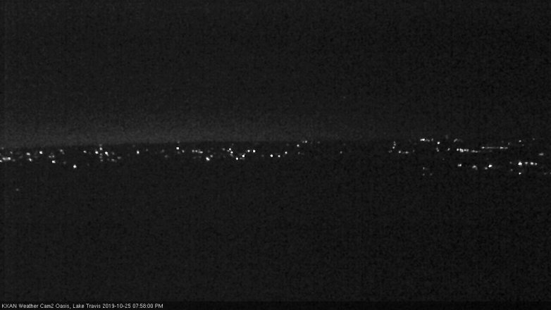 Lake Travis webcam, October 25, 2019 7:00 PM CT