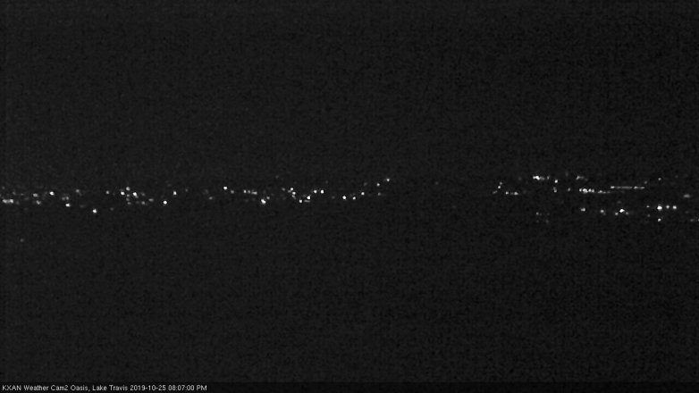 Lake Travis webcam, October 25, 2019 7:10 PM CT
