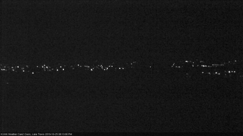 Lake Travis webcam, October 25, 2019 7:15 PM CT