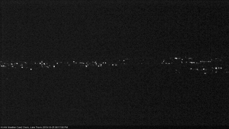 Lake Travis webcam, October 25, 2019 7:20 PM CT