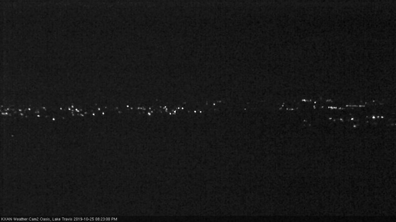 Lake Travis webcam, October 25, 2019 7:25 PM CT