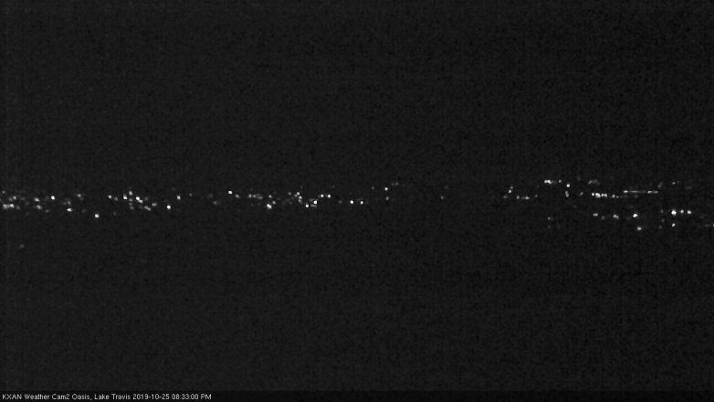 Lake Travis webcam, October 25, 2019 7:35 PM CT