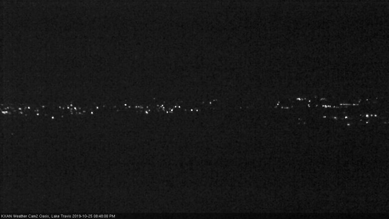 Lake Travis webcam, October 25, 2019 7:50 PM CT