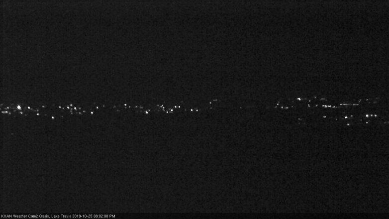 Lake Travis webcam, October 25, 2019 8:05 PM CT