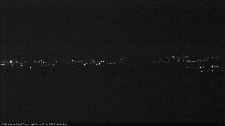 Lake Travis webcam, October 25, 2019 8:10 PM CT